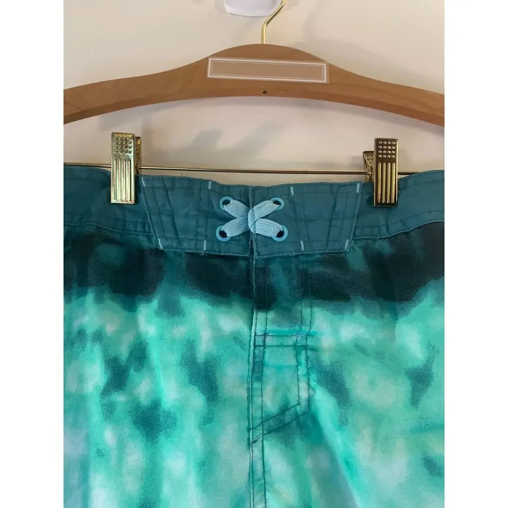 ART CLASS Boy’s Green Board Shorts / Size: 12